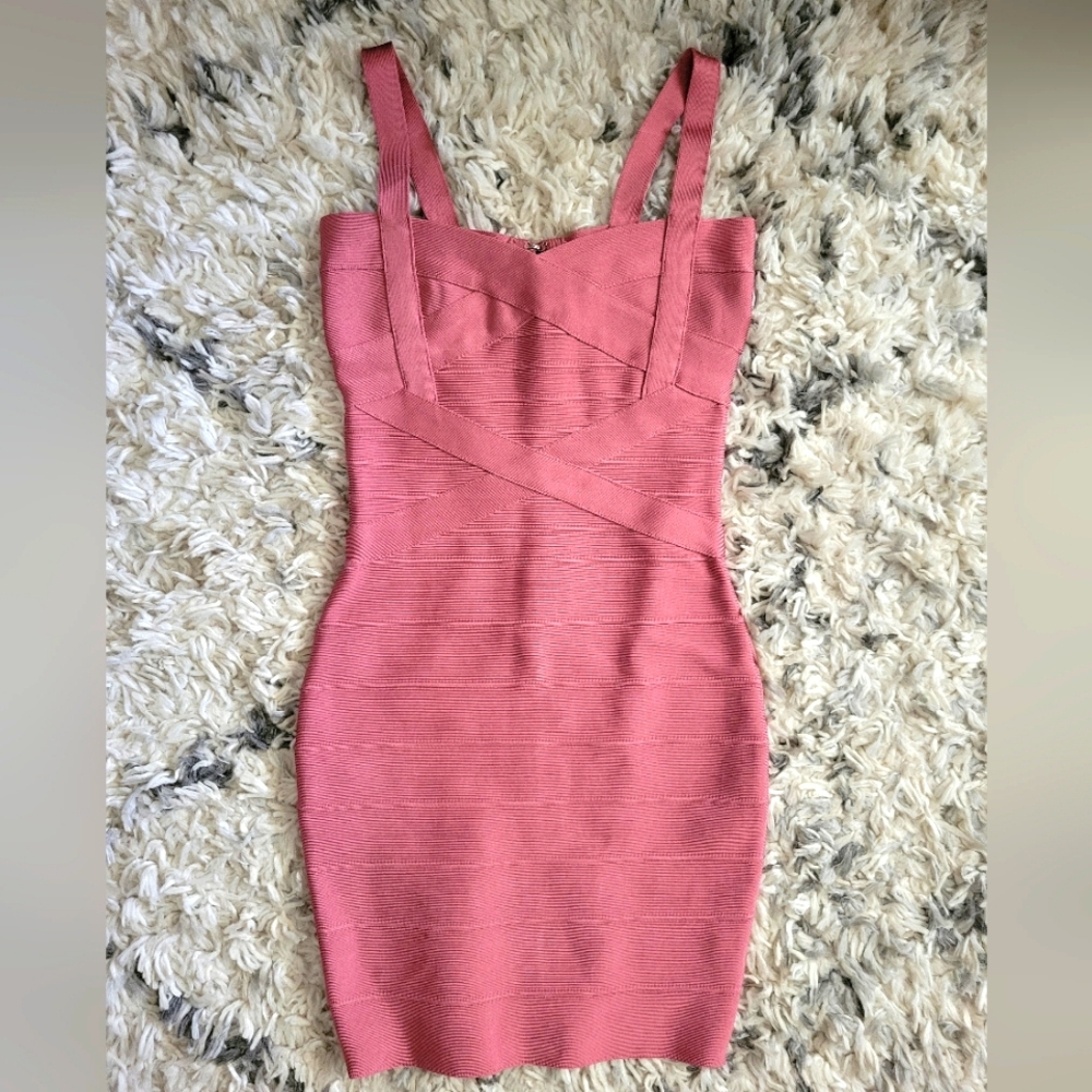 Bodycon Bandage Strap Club Dress NWOT - Picture 3 of 7